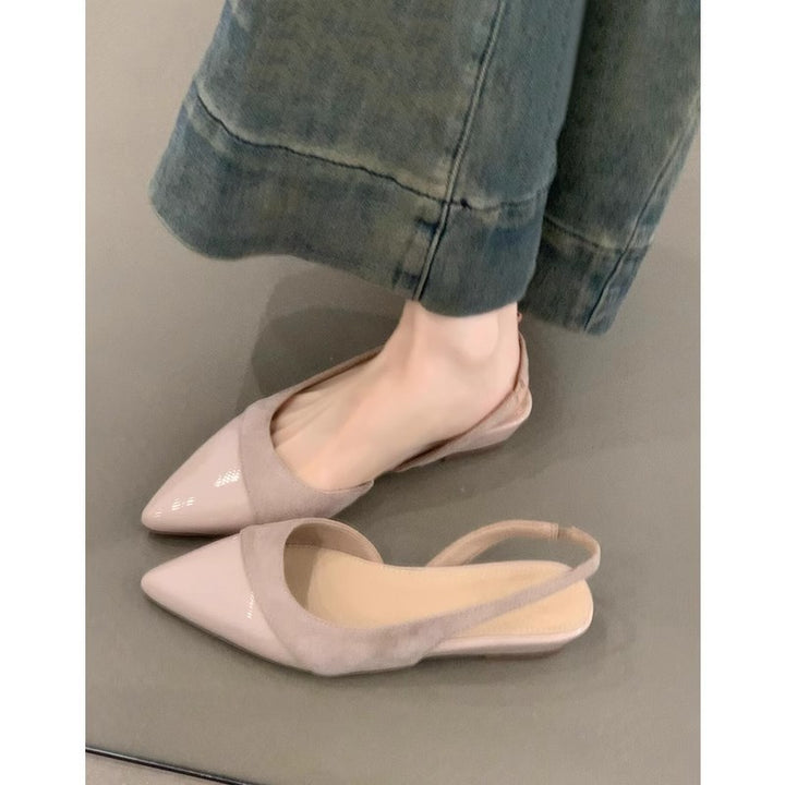 Dame Slingback Pumper med spids tå Stilla