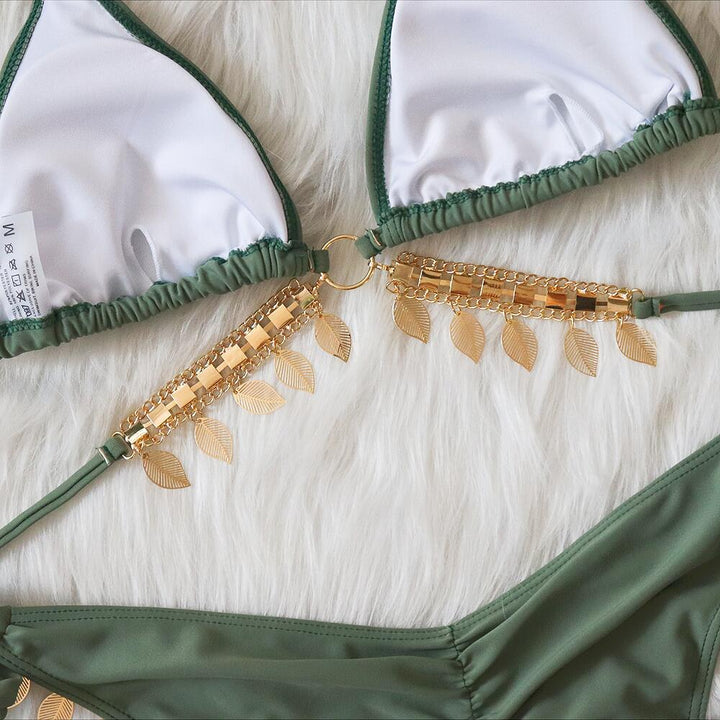 Dame Triangle Bikini Sæt Stilla