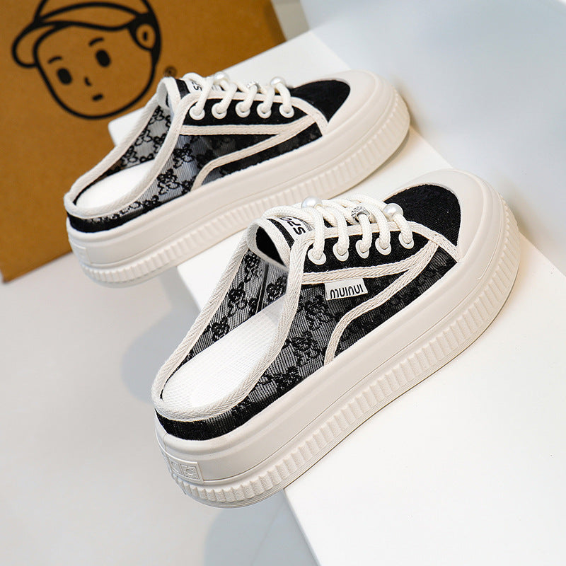 Dame Sneakers i moderne design med unikke detaljer og fleksibel sål Stilla
