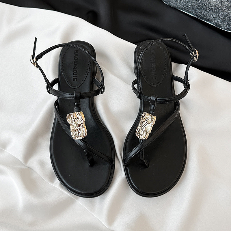 Femme Elegante Strappy Blokhælsandaler Stilla
