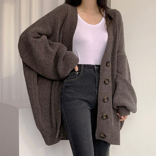 Dame Behagelig Oversized Cardigan Stilla