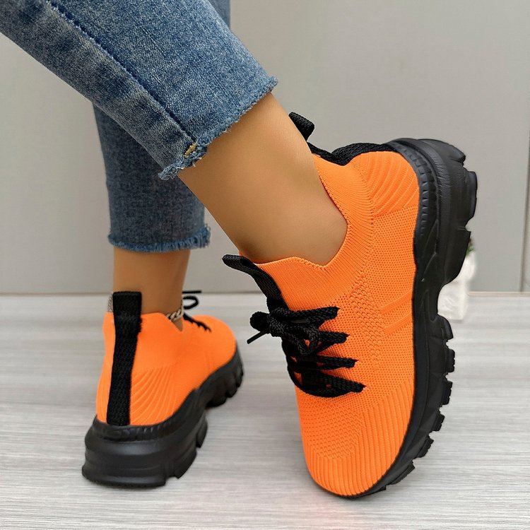 Damer Sporty Sneakers med åndbart strikket overdel og dæmpende såleprofil Stilla