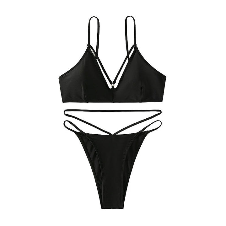 Dame Strappy Cut-Out Bikini Sæt Stilla