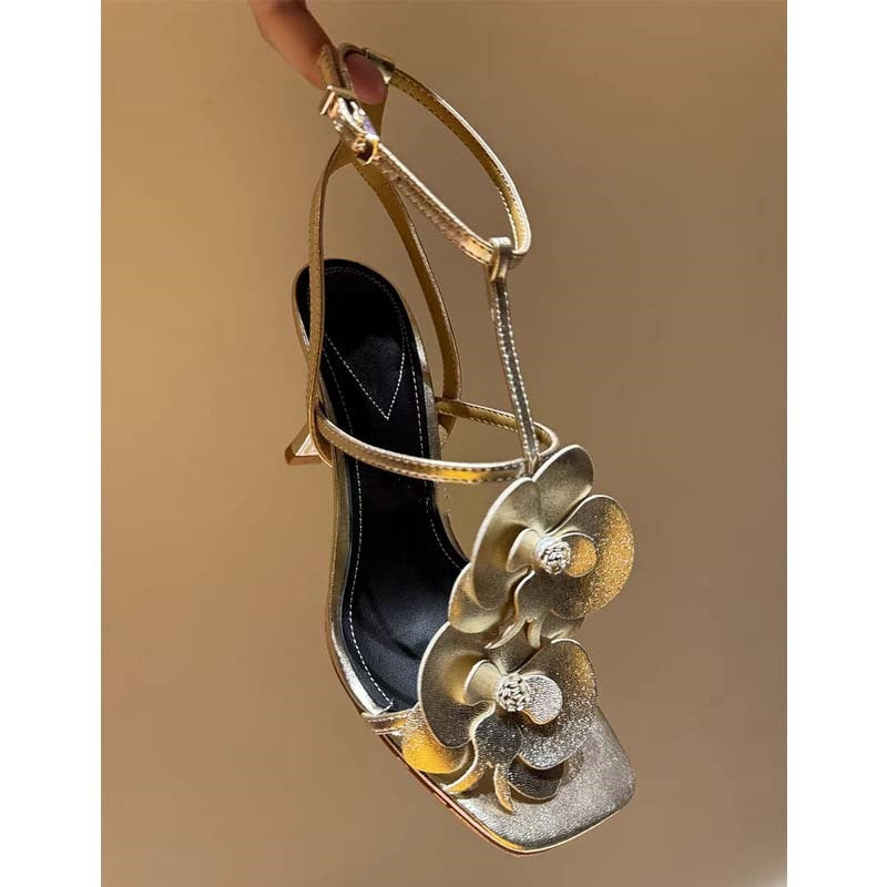 Femme Floral Pyntet Rem Sandaler Stilla