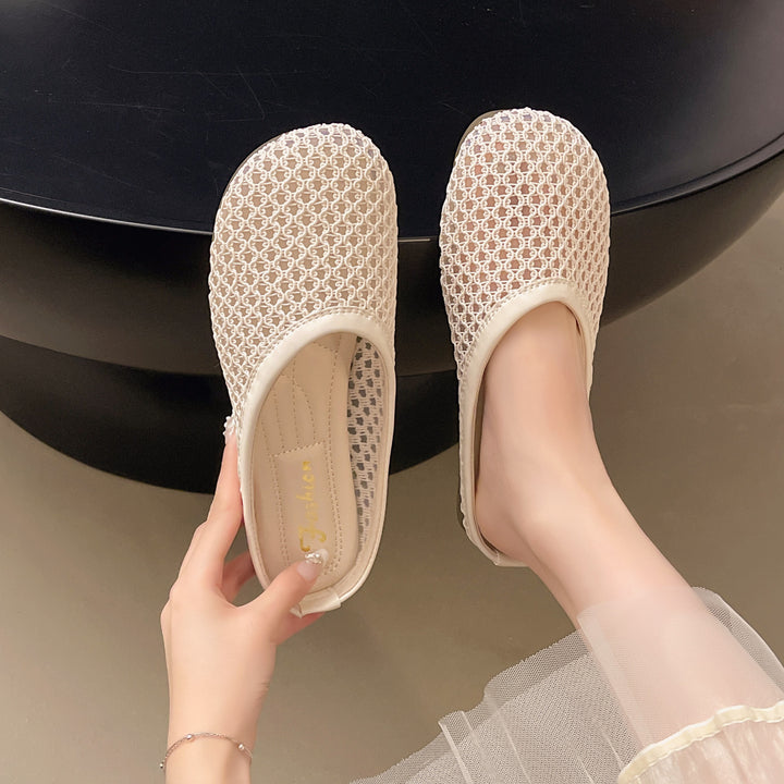 Dame Dekorative Sko med Elegant Mesh-Design Stilla