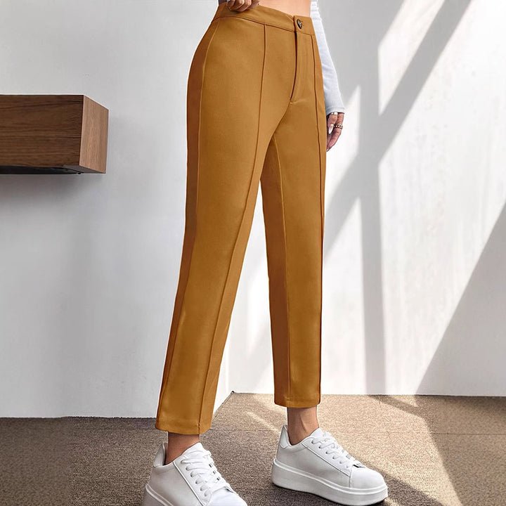 Damer elegant chinos med tætsiddende pasform Skovae