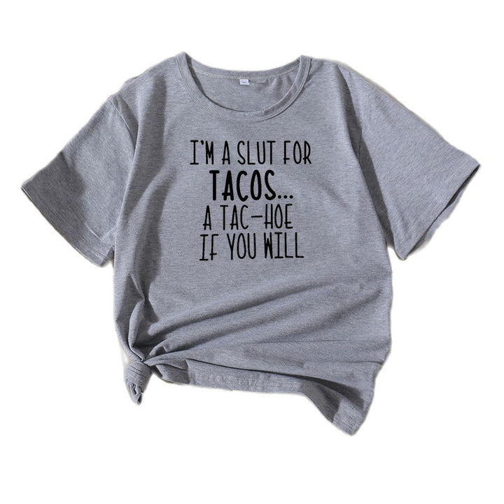Dame Sjov Foodie Humor T-Shirt Stilla