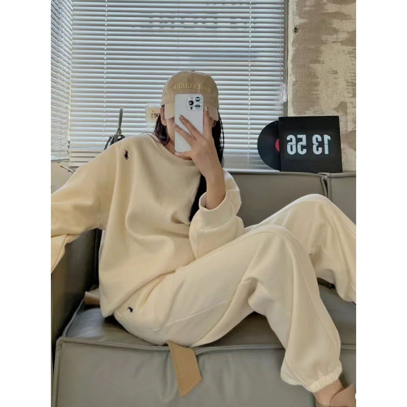 Kvinders komfortable sweatpants med praktiske lommer og elastisk talje Skovae