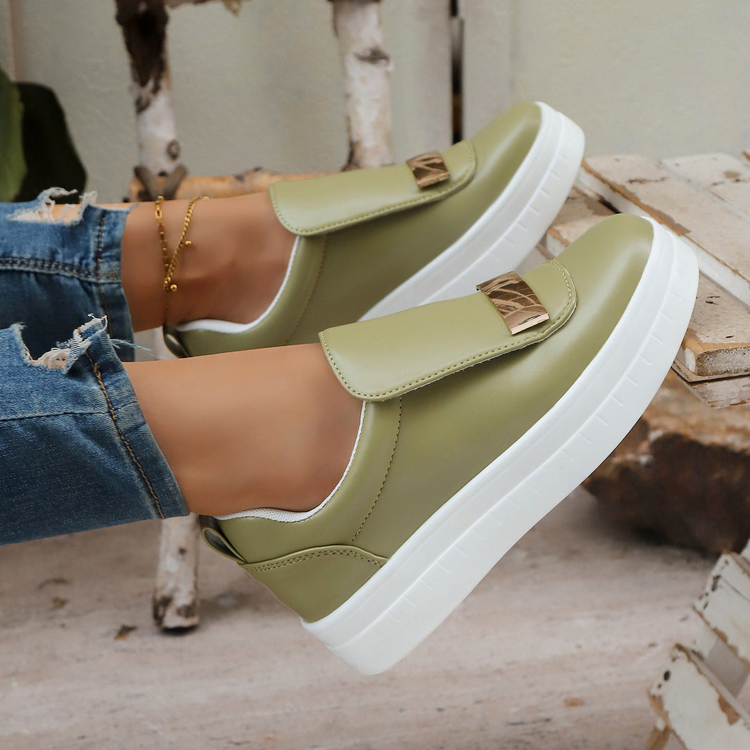 Dame sneakers med moderne velcro og komfortabel dæmpning Stilla