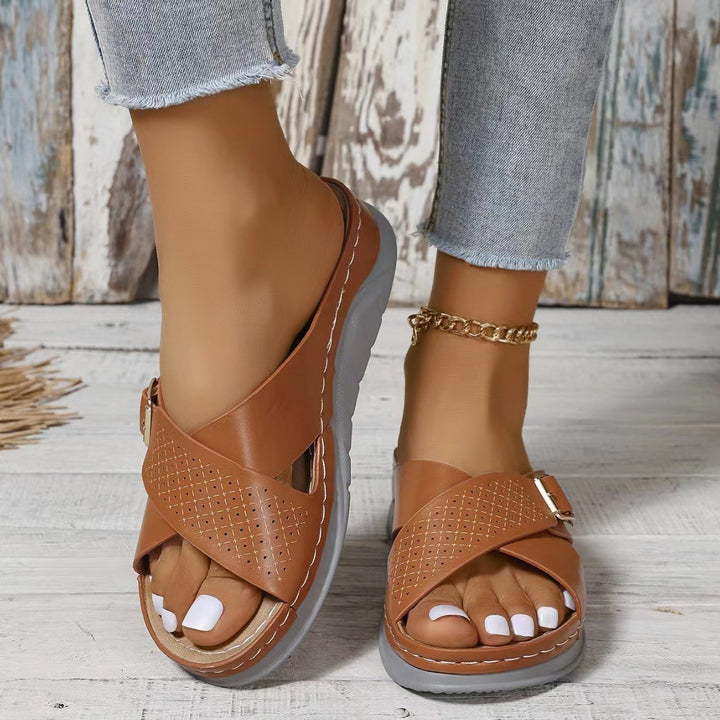 Dame Stylish Casual Rutsjesandaler Stilla