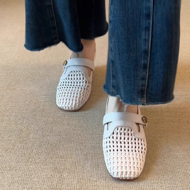 Dame Stilfulde Woven Slide Mules Stilla