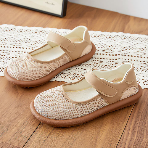 Dame Komfortable og åndbare Slip-On Ballerinaer med justerbar rem Stilla