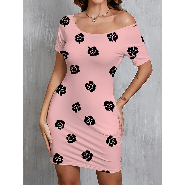 Dame sommerkjole med blomsterdesign Stilla