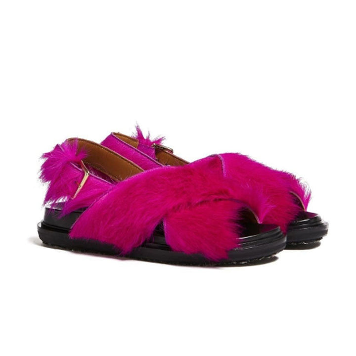 Femme Cross-Strap Plattform sandaler med smart tekstil-overdel Stilla