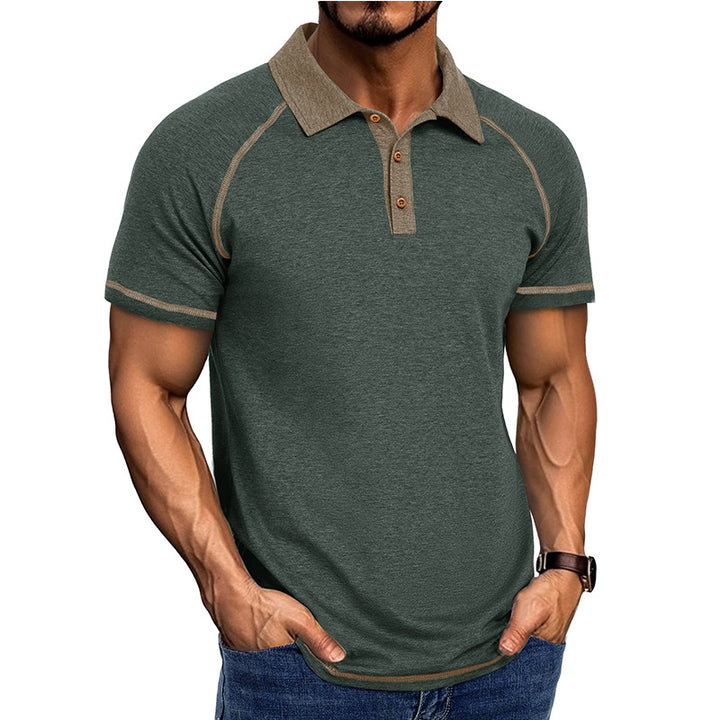 Herre Polo-Shirt med moderne krave Stilla
