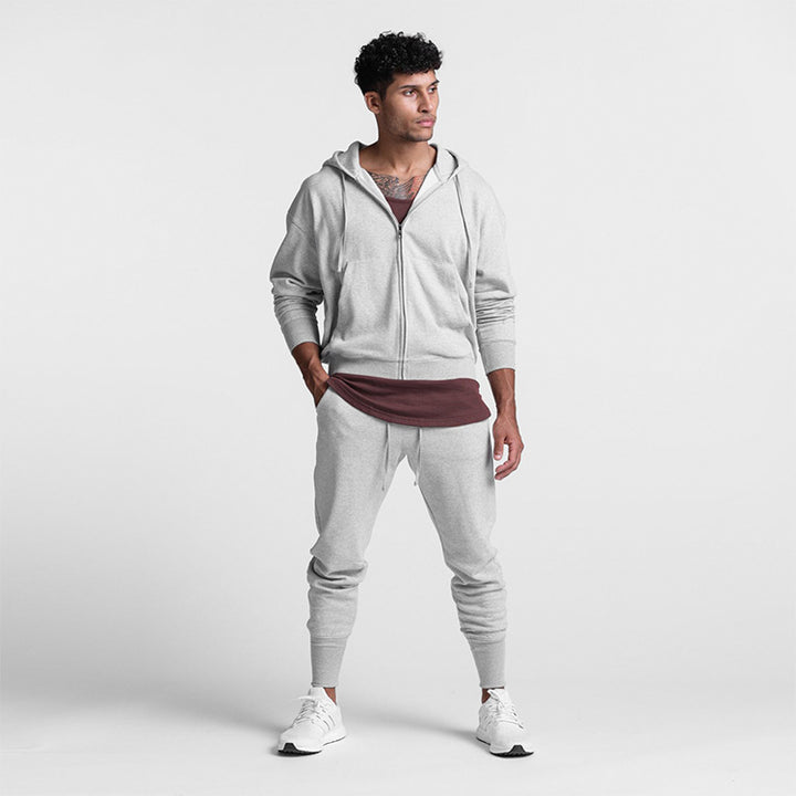 Herrer Komfortabel Hoodie jakke lavet af blød fleece Stilla