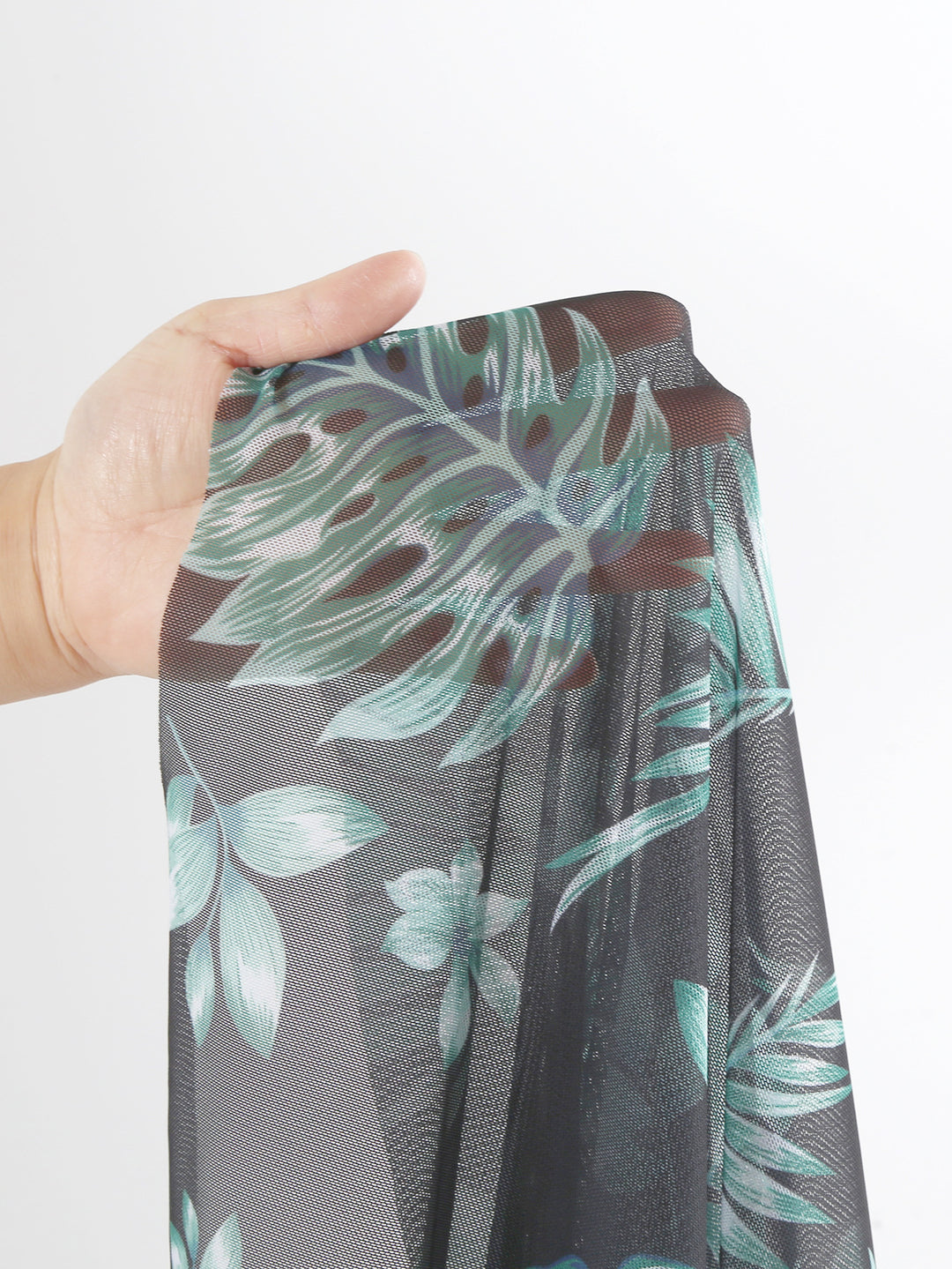 Dame Tankini sæt med elegant blomstret overkjole og praktisk bånd Stilla