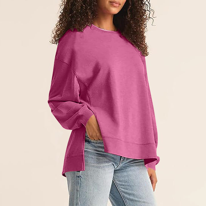 Dame afslappet sweatshirt med moderne snit Stilla