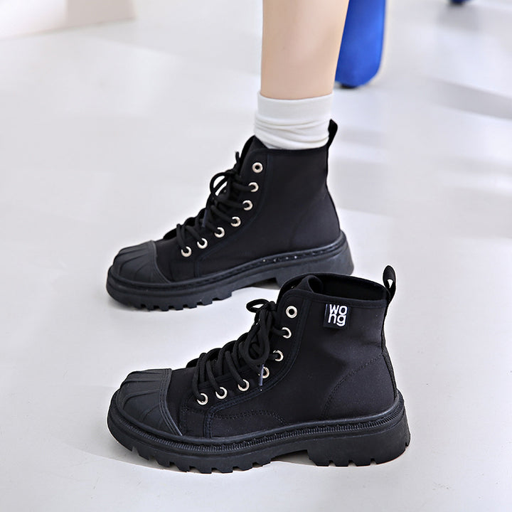 Dame High-Top Støvler med robust sålprofil og stilfuldt design Stilla