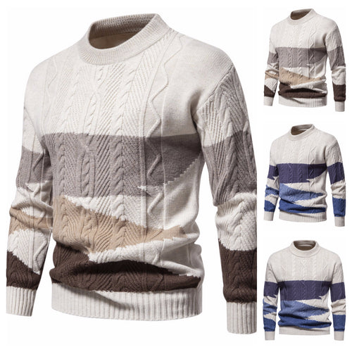 Herrer Stilfuld Groft Kabelstrikpullover Stilla