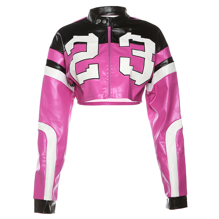 Damer cropped sportsjakke med kontrasterende designelementer Stilla