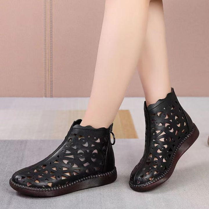 Dame Luftige Clogs med kunstnerisk huldesign Stilla