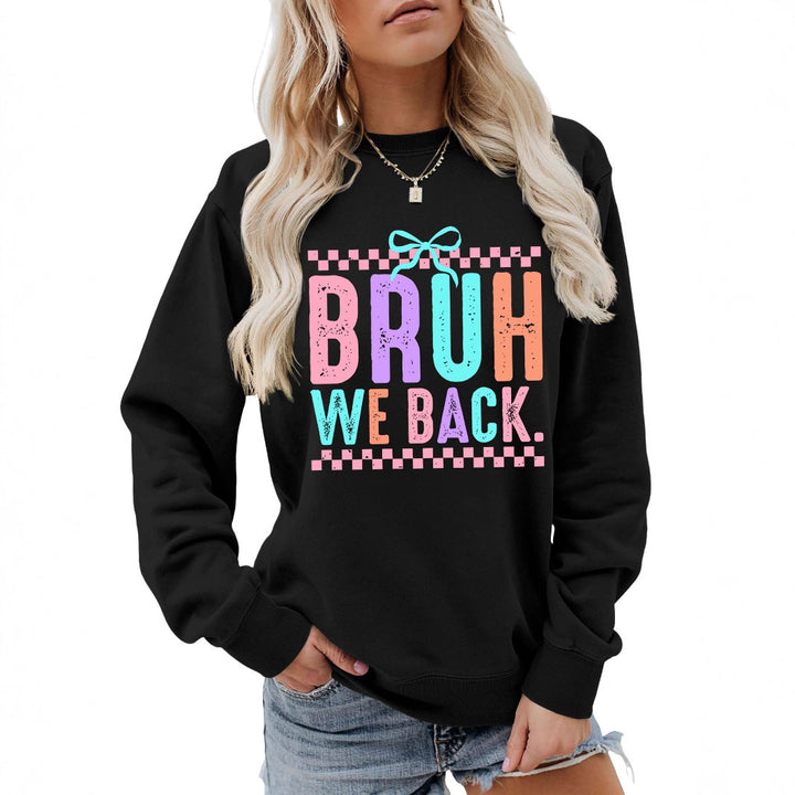Kvinders sweatshirt med muntert print og behagelig pasform Stilla
