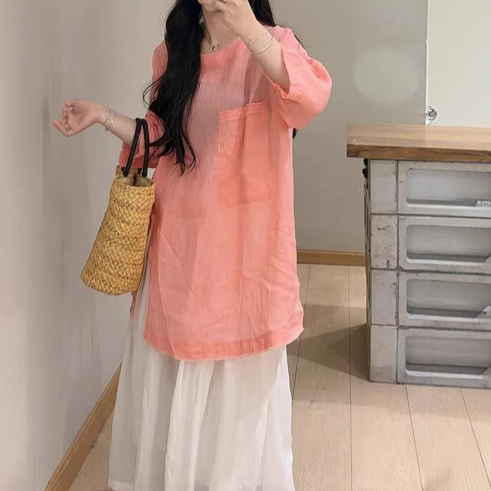 Femme Breezy Oversized Tunika-Top Stilla