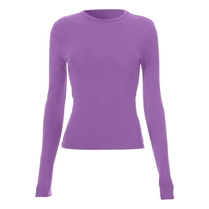 Femme Sømløs Langærmet Workout Top Stilla