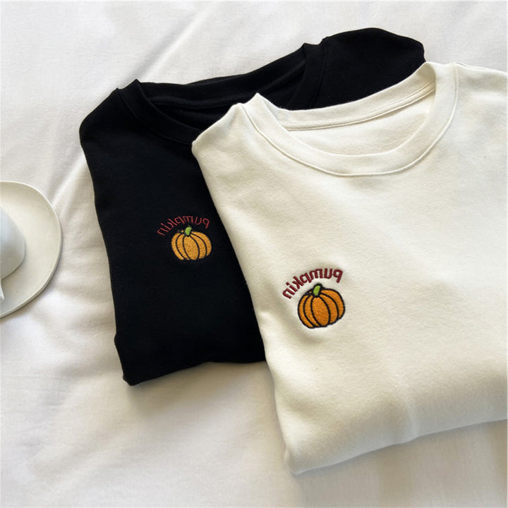 Femme Casual Broderet Sweatshirt Stilla