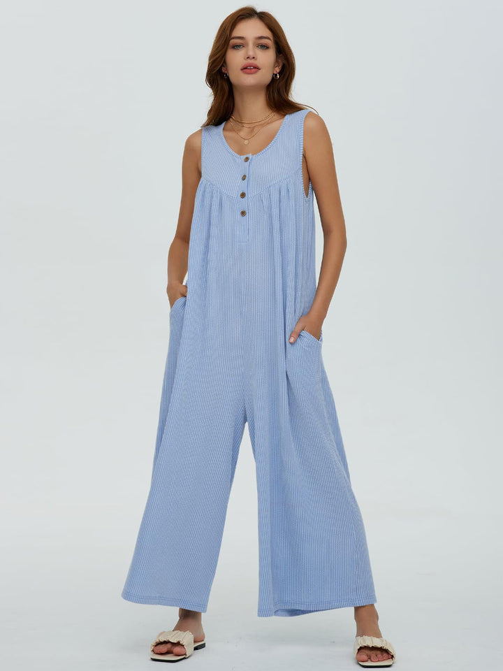 Stilla | Fresh Casual Lomme Detalje Jumpsuit