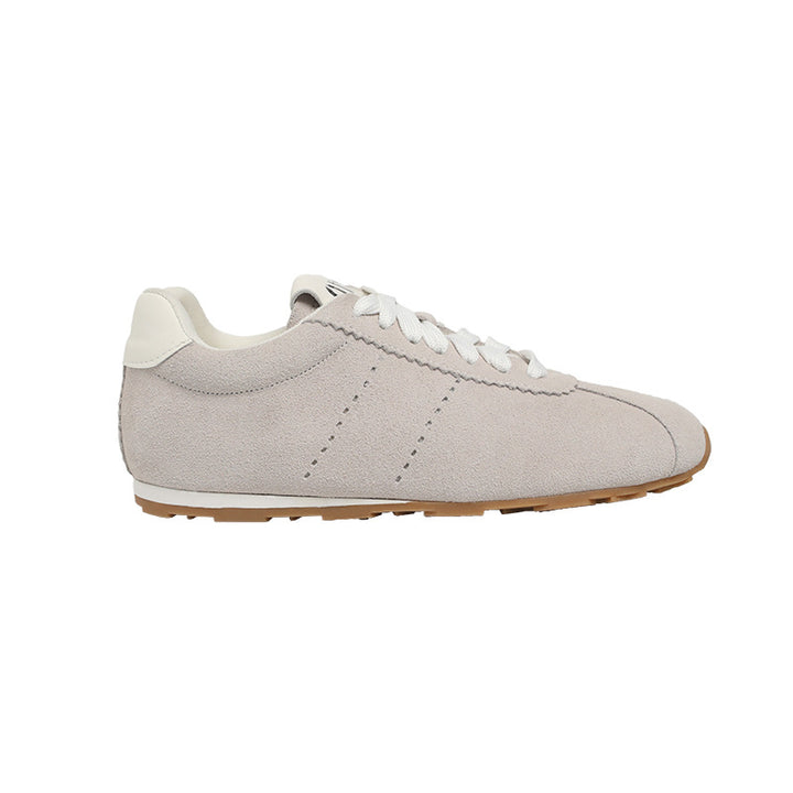 Dame sneakers i sporty vintage-stil med blødt nubukoverflade Stilla