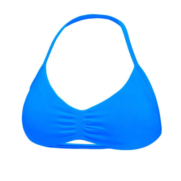 Dame Sport-Bikini Top med raffineret rynkeeffekt Skovae
