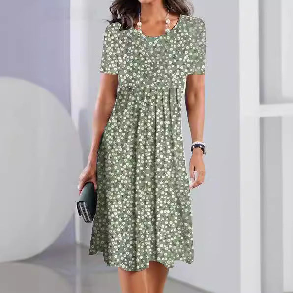 Dame Etuikjole med elegante blomsterdesign Stilla