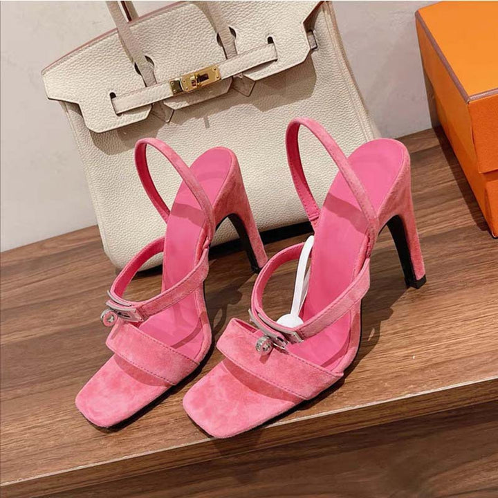 Femme Stilfulde Slingback Hælsandaler Stilla