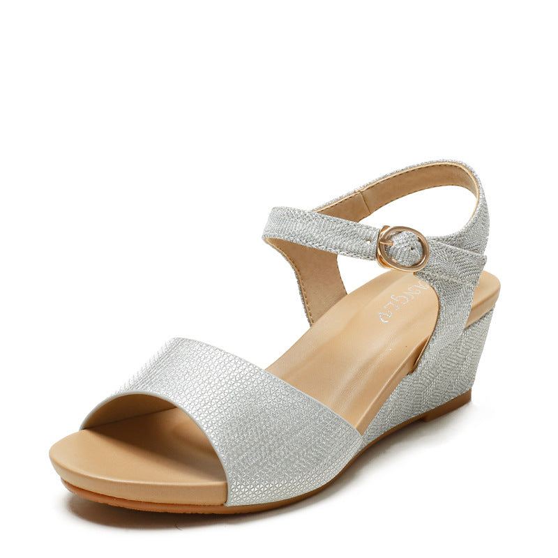 Dame Wedge-sandaler med moderigtige detaljer og komfortabel dæmpning Stilla