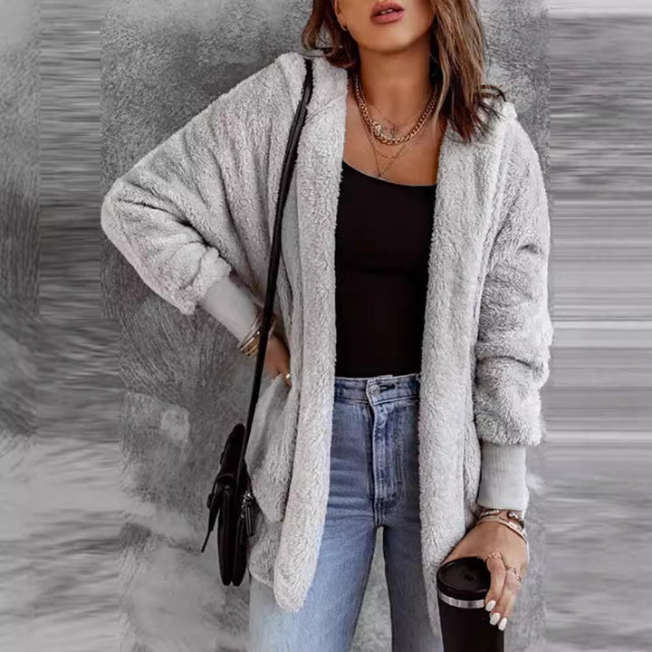 Kvinders oversized cardigan med blødt materiale og afslappet pasform Stilla
