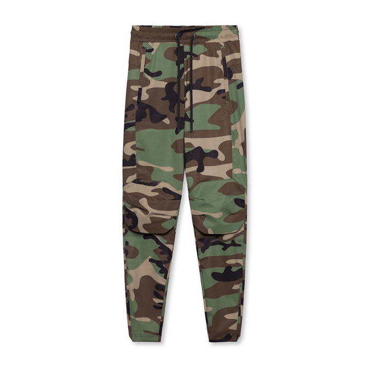 Herrer Sportive Cargo-Joggpants med praktiske lynlåslommer og elastisk talje Stilla