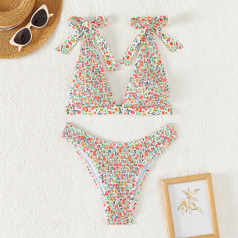 Dame blomster mønster bikini Skovae