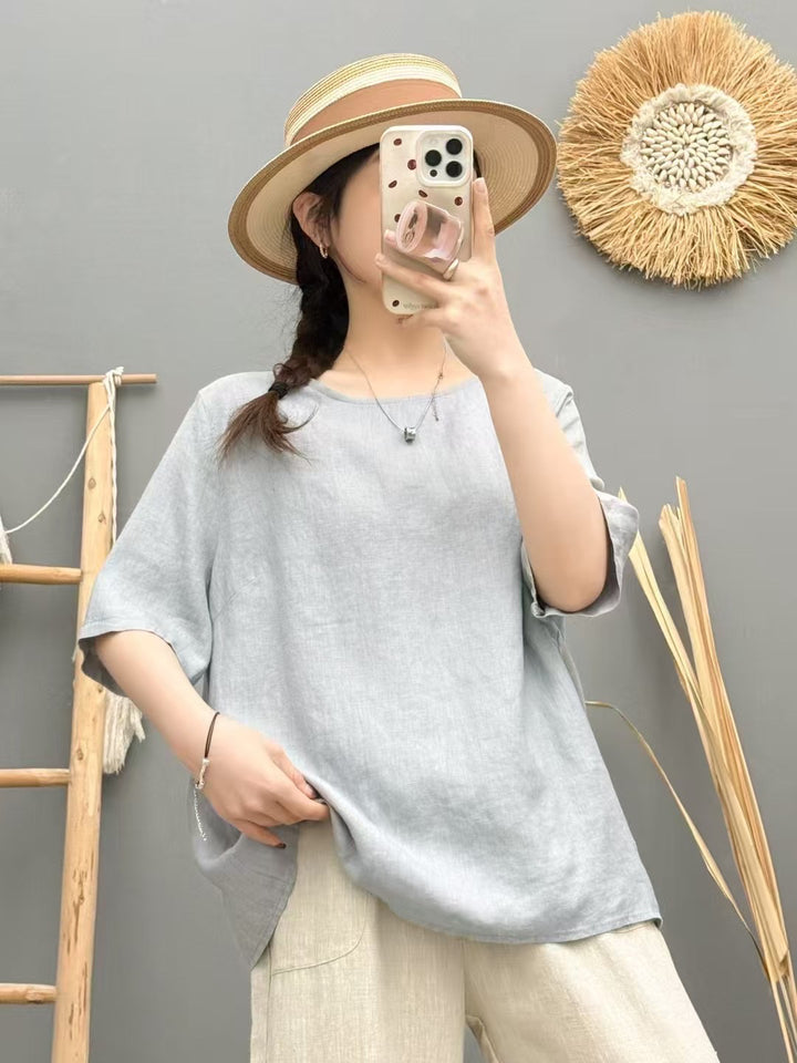 Dame Relaxed Fit Linned Oversized Top Stilla