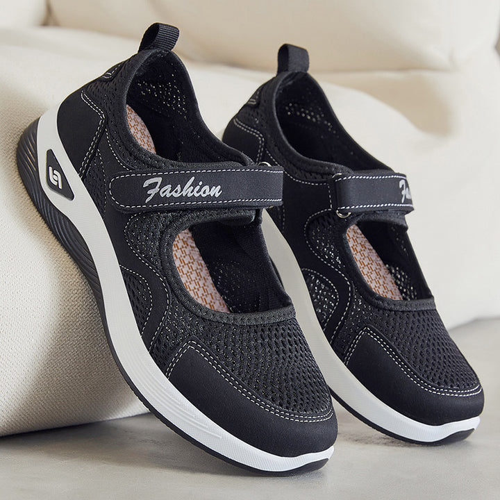 Femme Stilfulde Mesh Mary Jane Sneakers Stilla