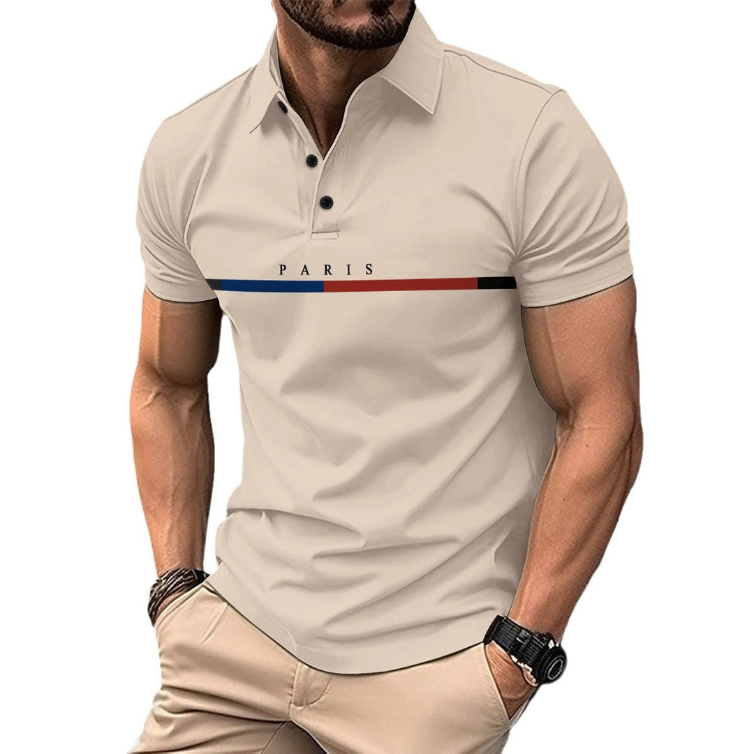 Herre Fritids Polo T-Shirt Stilla