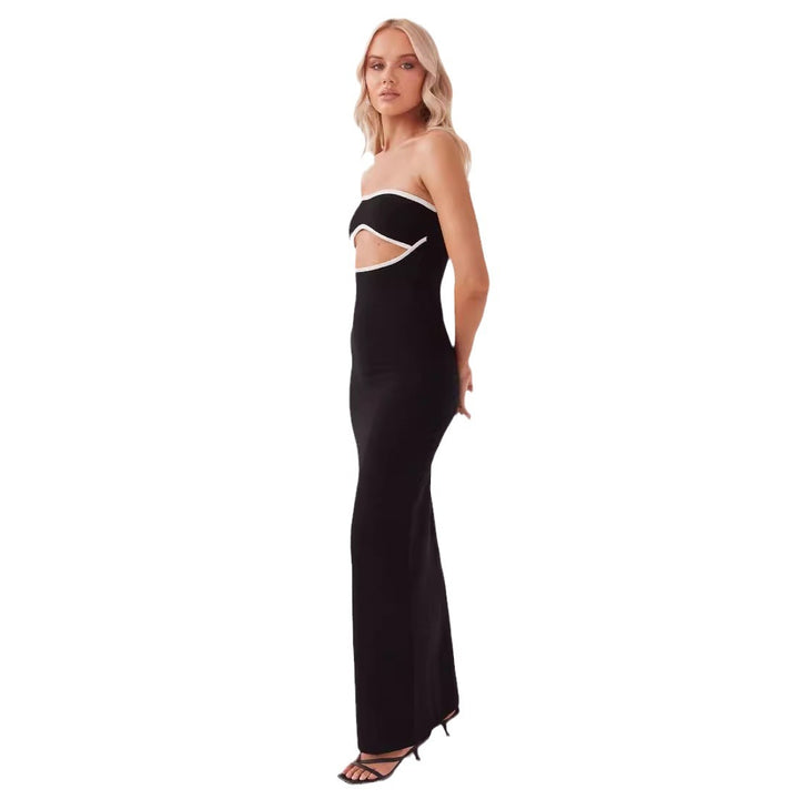 Dame Cut-Out Maxikjole Stilla
