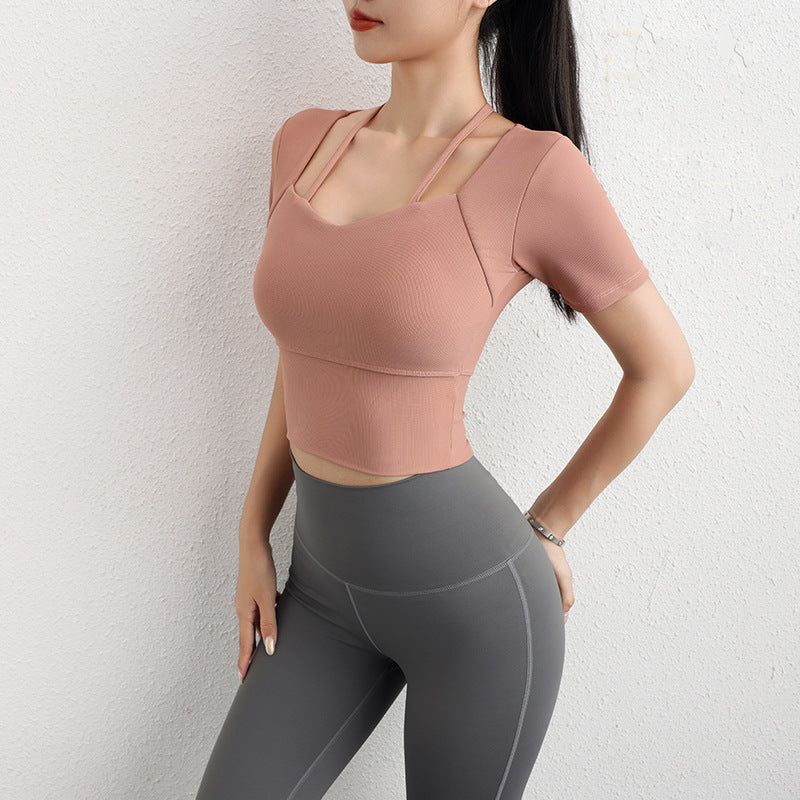 Dame Sporty Crop-Top med justerbare stropper og optimal støtte Stilla