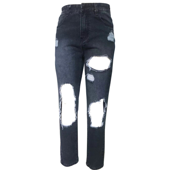 Dame Zdestroyed jeans med høj talje og afslappet pasform Skovae