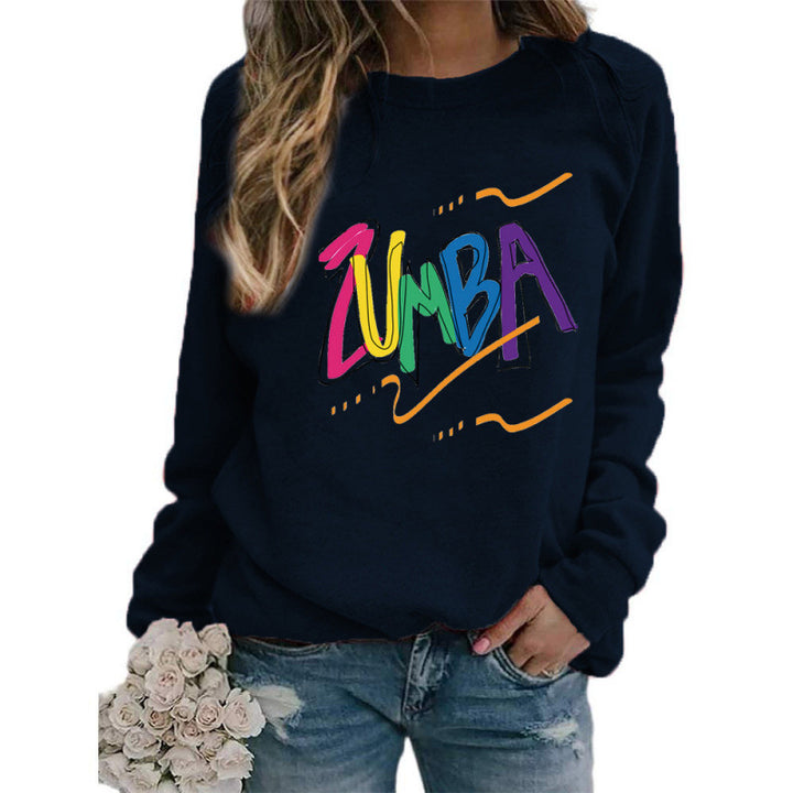 Dame sweatshirt med moderne Zumba design og casual fit Stilla