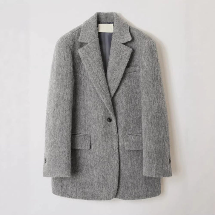 Kvinders elegante og hyggelige uldblazer med moderne snit Stilla