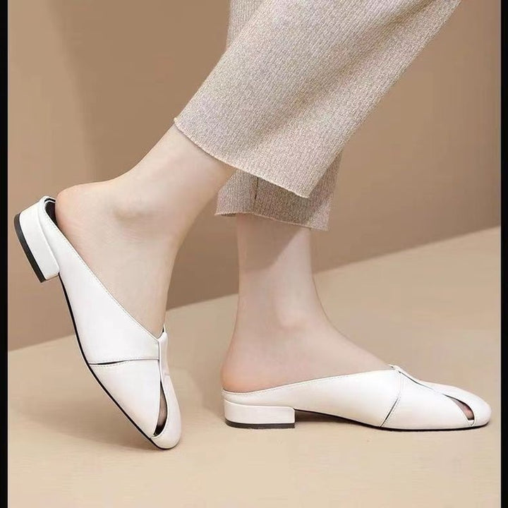 Dame elegante mules med moderigtigt udskæring og behagelig sål Stilla