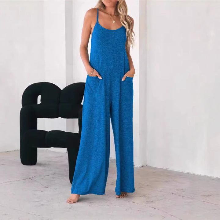 Dame fritid bredbenet overall Stilla