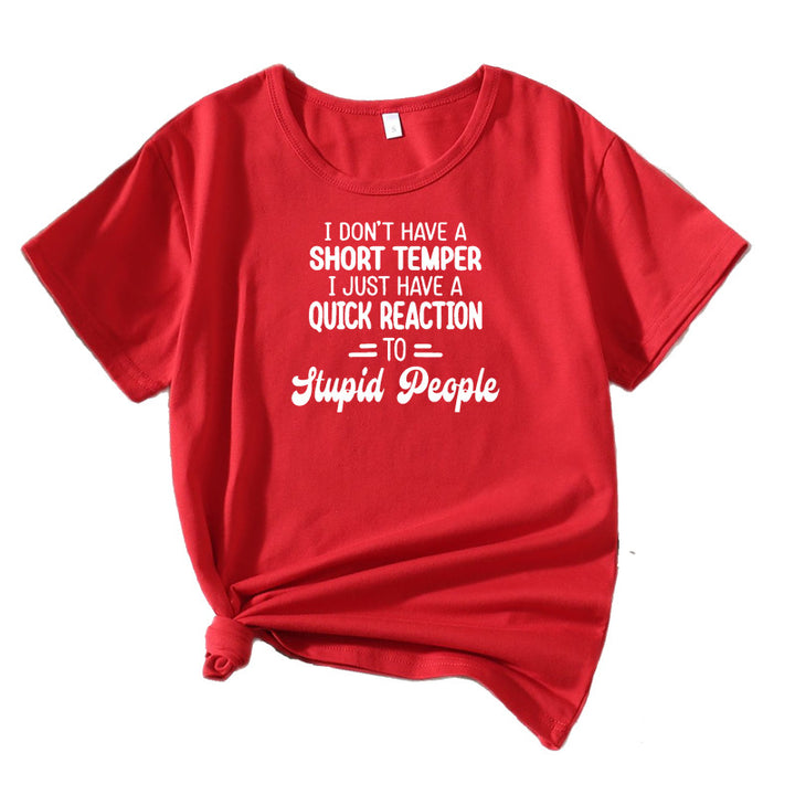 Kvinder sjovt citat T-shirt Stilla